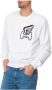 Hogan Trainingsshirt Comfortabele en Stijlvolle Ronde Hals Sweater voor Heren White Heren - Thumbnail 2