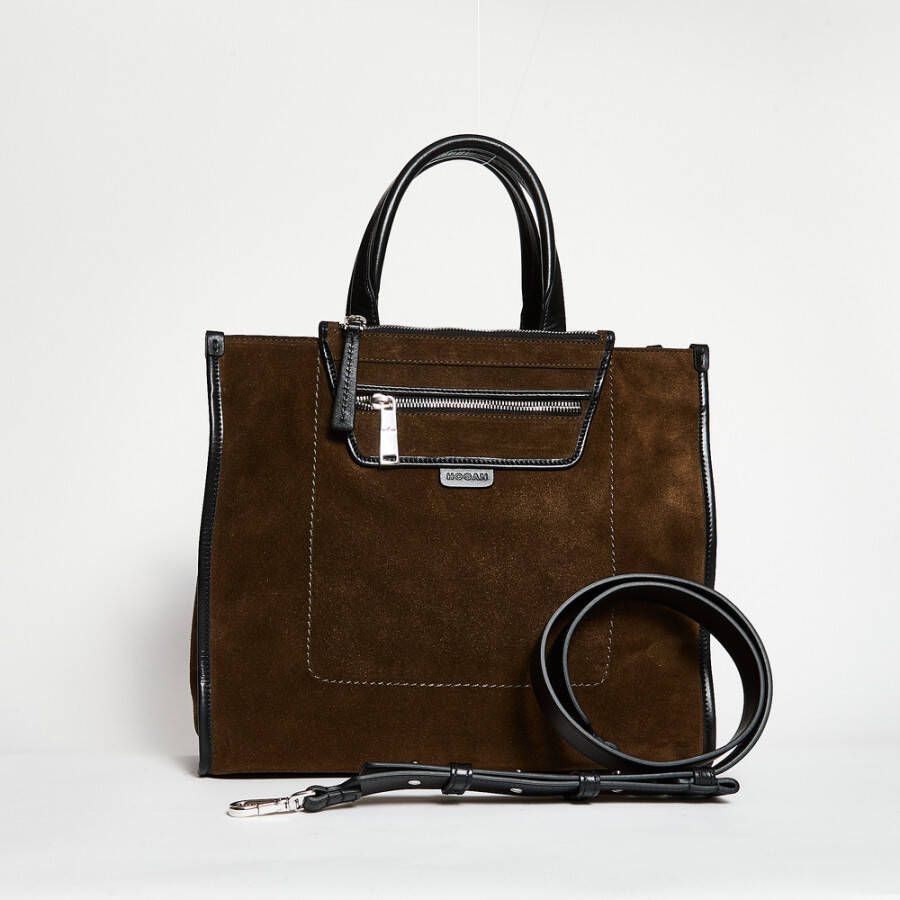 Hogan Stijlvolle Tote Tas Bruin Dames