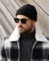 Howard London Klassieke Zwarte Cashmere Beanie Zwart Heren - Thumbnail 2