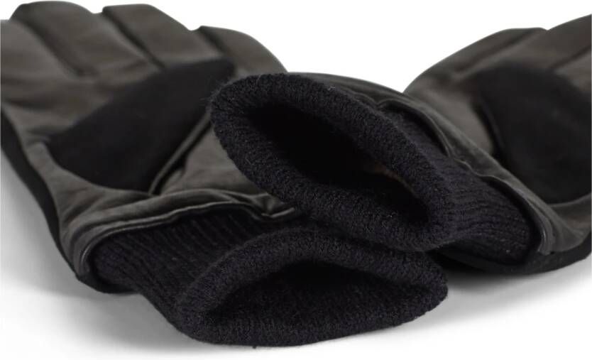 Howard London Dames Leren Handschoenen van Premium Kwaliteit Zwart Heren