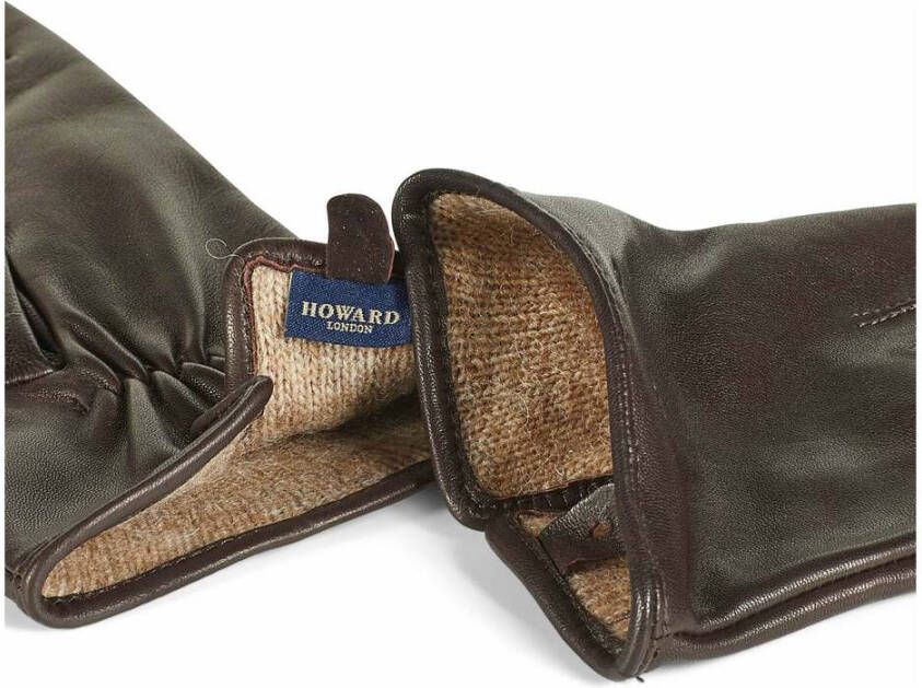 Howard London Handschoenen cleo Bruin Heren
