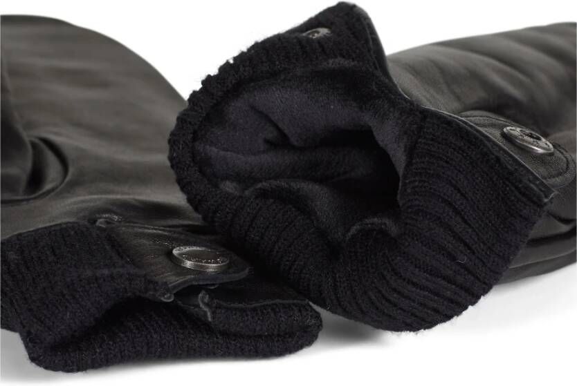 Howard London Dames Leren Handschoenen Zwart Heren