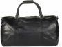 Howard London Zwarte leren weekendtas Black Unisex - Thumbnail 2