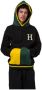 HUF Zwarte Dubbele Capuchon Langemouw Hoodie Black Heren - Thumbnail 2