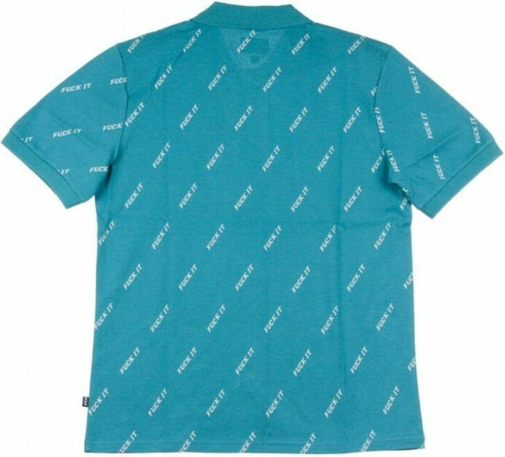 HUF Poloshirt Blauw Heren