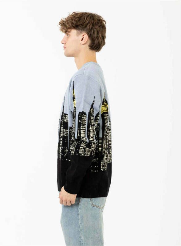 HUF Sweatshirt Blauw Heren