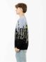HUF Skyline Crew Sweater Lichtblauw Multicolor Heren - Thumbnail 2