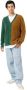 HUF Zachte Bruine Cardigan Sweater Knoopsluiting Multicolor Heren - Thumbnail 2