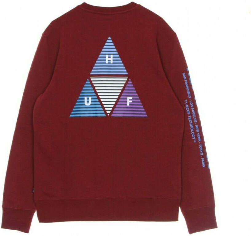 HUF Sweatshirt Rood Heren