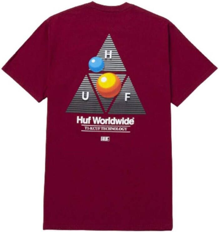 HUF T-shirts Rood Heren