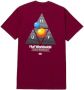 HUF Triple Triangle Tee Cardinal T-shirt Red Heren - Thumbnail 2
