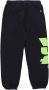 HUF Zwarte Fleece Sweatpants Elastische Taille Black Heren - Thumbnail 2