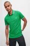 Hugo Boss Ademende Piqué Polo met Sportieve Strepen Groen Heren - Thumbnail 2