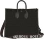 Boss Tote bag met logo-applicatie model 'Sandy' - Thumbnail 2