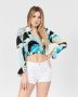 HUGO Korte blouse met all-over motief model 'Ecarly' - Thumbnail 4