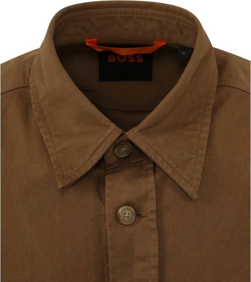 Hugo Boss Casual Shirts Bruin Heren