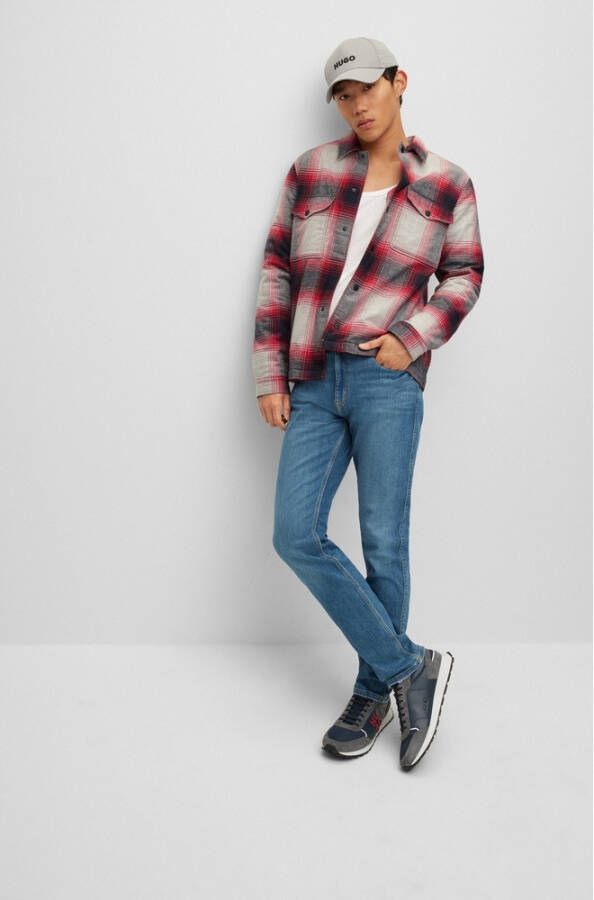 Hugo Boss Casual Shirts Grijs Heren