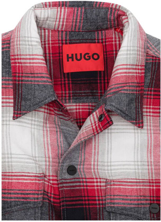 Hugo Boss Casual Shirts Rood Heren
