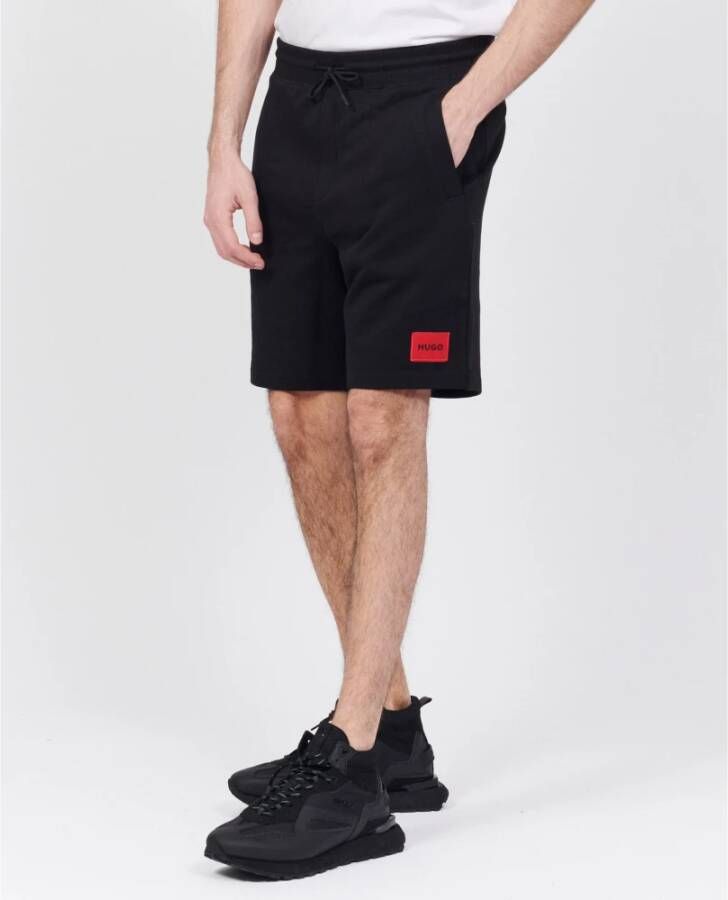 Hugo Boss Casual Shorts Zwart Heren