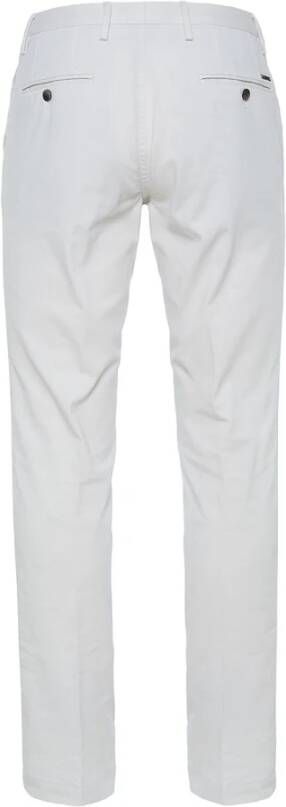 Hugo Boss Cropped Trousers Wit Heren