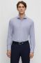 Hugo Boss Regular-Fit Katoenen Poplin Overhemd Blue Heren - Thumbnail 2