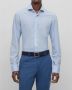 Hugo Boss Regular-Fit Katoenen Poplin Overhemd Blue Heren - Thumbnail 3