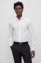 Hugo Boss Heren Wit Slim Fit Overhemd met Dubbele Manchetten White Heren - Thumbnail 3