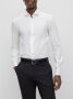 Hugo Boss Heren Wit Slim Fit Overhemd met Dubbele Manchetten White Heren - Thumbnail 2