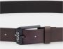Hugo Boss Gelio Leren Riem met Matzwarte Gesp Bruin Heren - Thumbnail 2