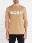 Hugo Boss Heren Beige T-shirt Tiburt Model 50495742 260 Beige Heren - Thumbnail 2