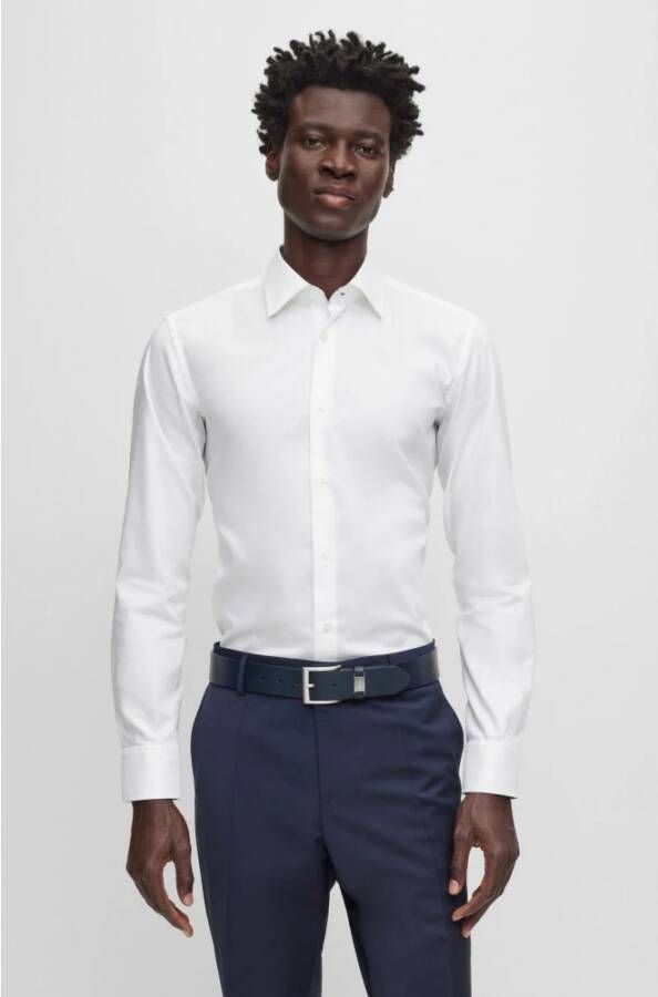 Hugo Boss Herenoverhemd Wit Heren