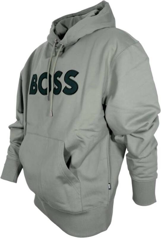 Hugo Boss Hoodies Groen Heren