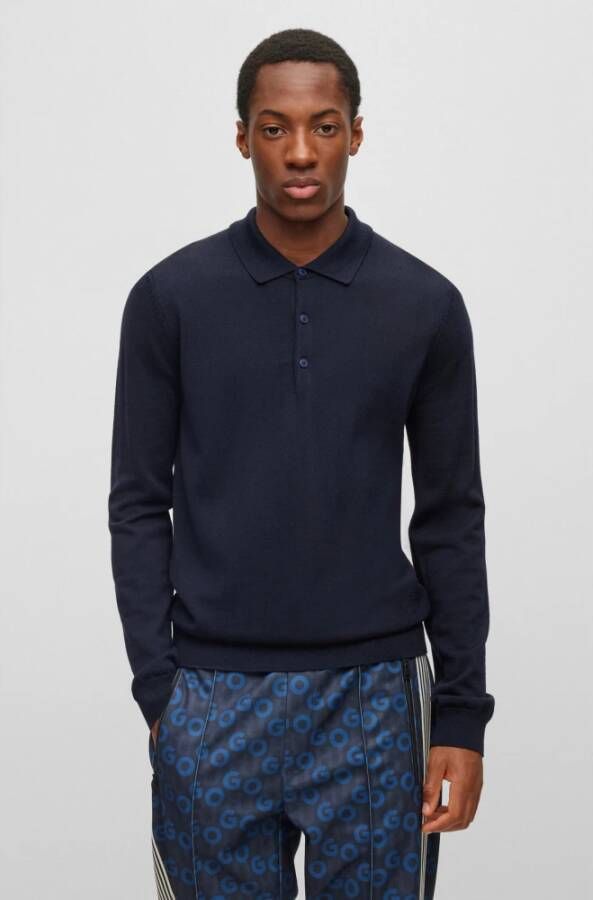 Hugo Boss Hugo-Polo Klassieke Stijl Blauw Heren
