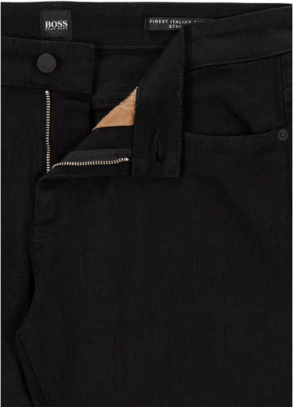 Hugo Boss Slimfit-jeans Zwart Heren