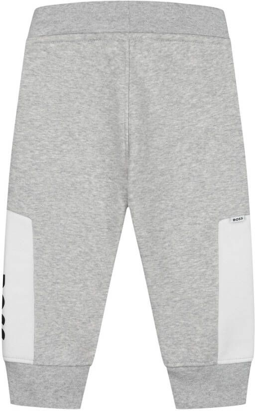 BOSS Kidswear Trainingsbroek met logoprint Grijs - Foto 4