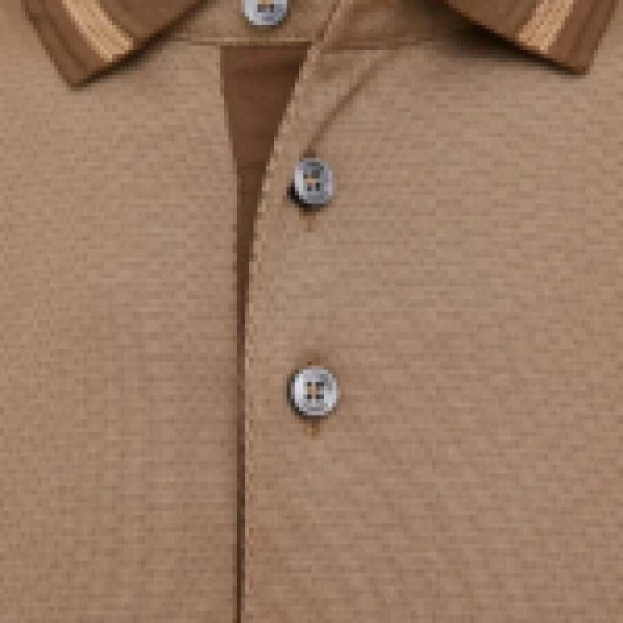 Hugo Boss Maroon Polo Shirt XL Brown Heren