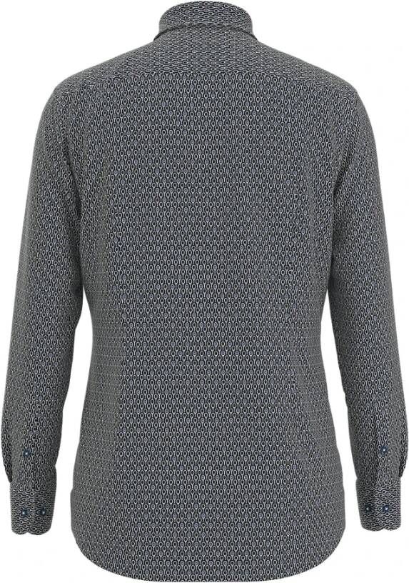 Hugo Boss Normaal Overhemd Blauw Heren