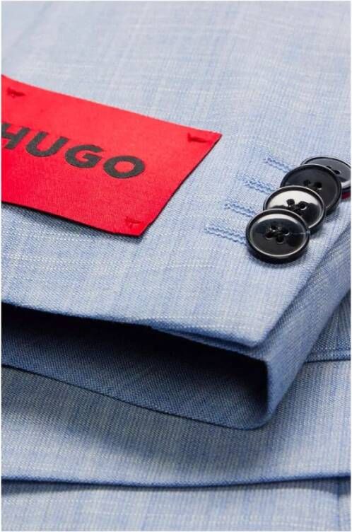 Hugo Boss Pak met enkele rij knopen Blauw Heren