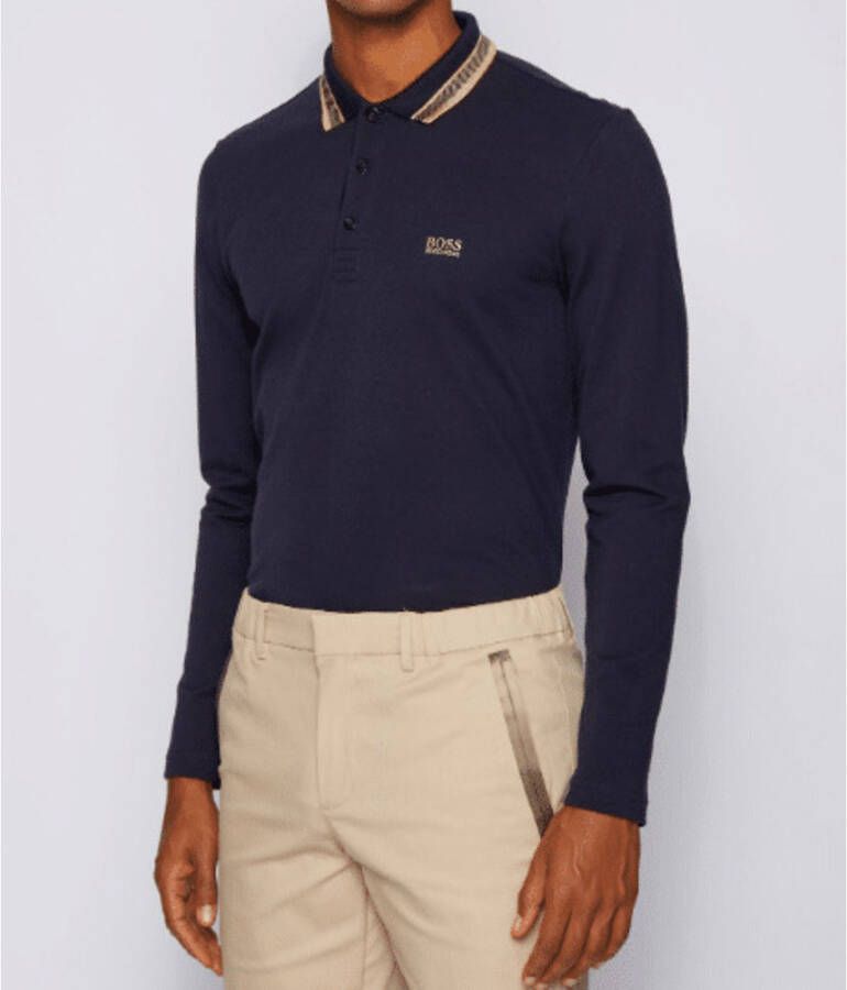 Hugo Boss Poloshirt Blauw Heren