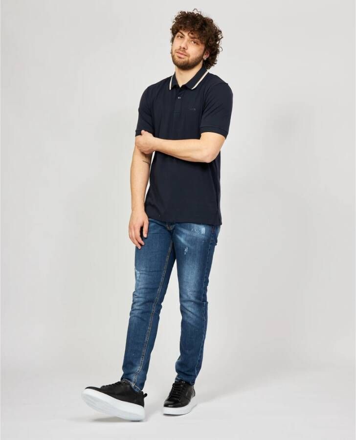 Hugo Boss Polo Shirt Blauw Heren