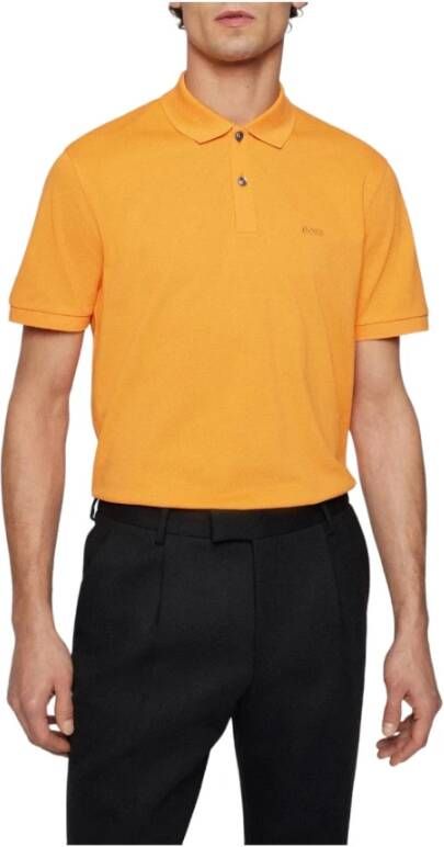 Hugo Boss Polo Shirts Oranje Heren