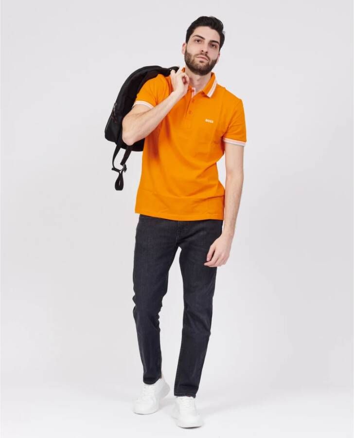 Hugo Boss Polo Shirt Oranje Heren