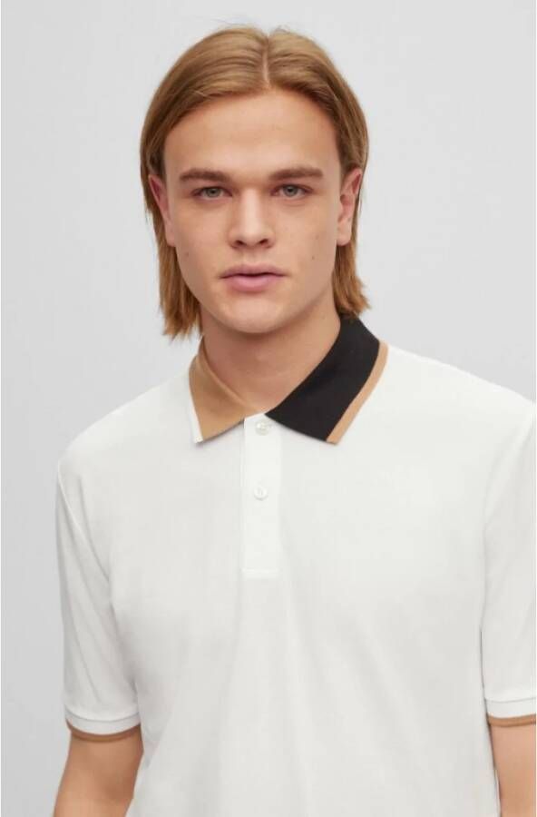 Hugo Boss Polo Shirt Wit Heren