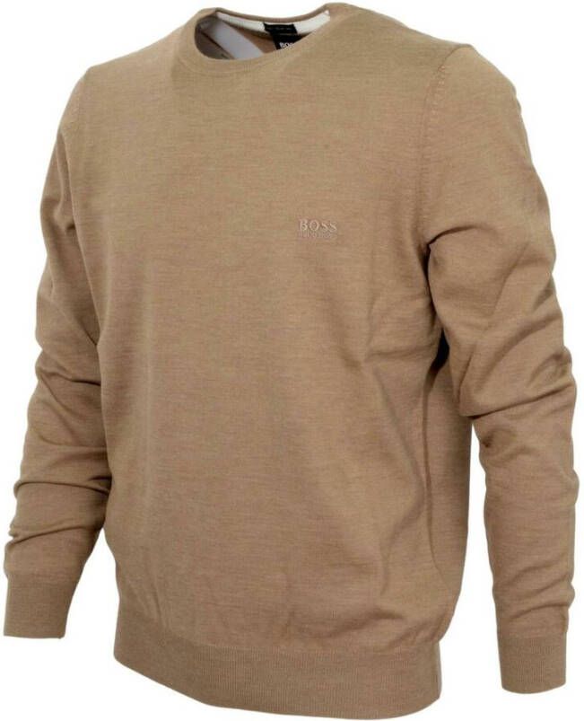 Hugo Boss Truien met ronde hals Beige Heren