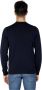 Hugo Boss Blauwe Sweaters met Geribbelde Kraag en Manchetten Blauw Heren - Thumbnail 5