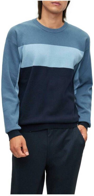 Hugo Boss Truien met ronde hals Blauw Heren