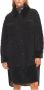 Hugo Boss Ruimvallende pluche jas in het zwart Black Dames - Thumbnail 2