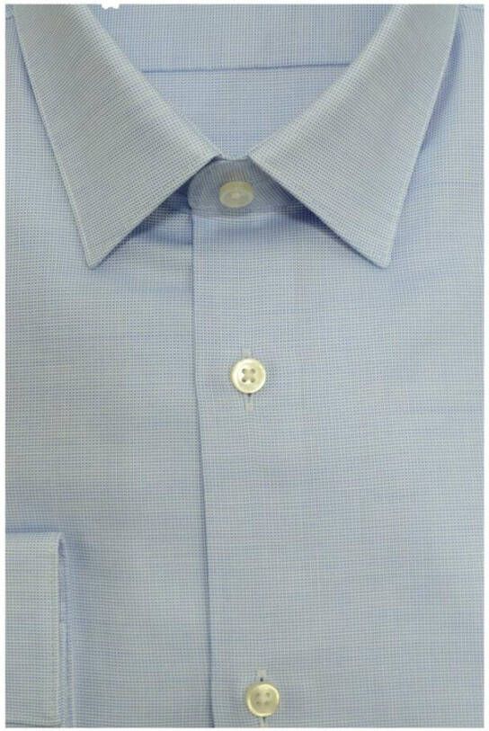 Hugo Boss Normaal Overhemd Blauw Heren