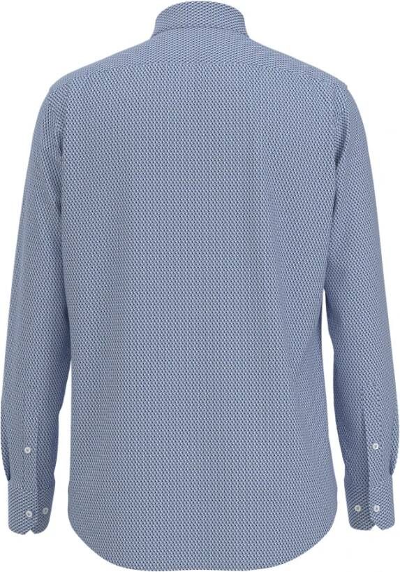 Hugo Boss Normaal Overhemd Blauw Heren