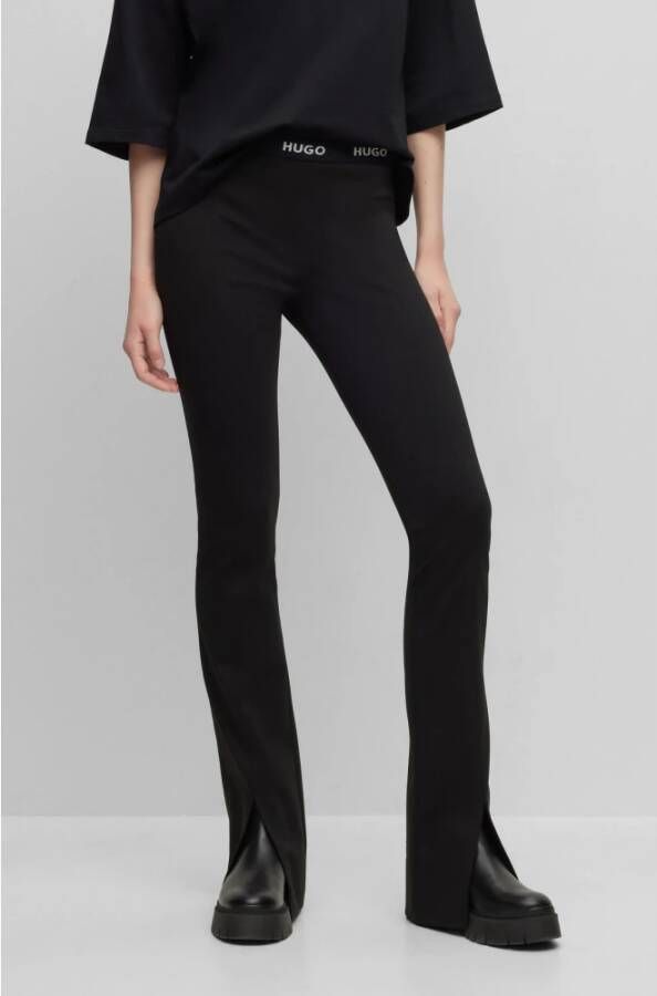 Hugo Boss Skinny Trousers Zwart Dames